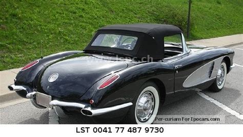 1959 Corvette 1959-Black - Leather Black € 58,900 T1 - Car Photo and Specs