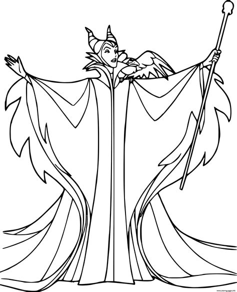 Maleficent Coloring Pages Cartoon Sketch Coloring Page The Best Porn