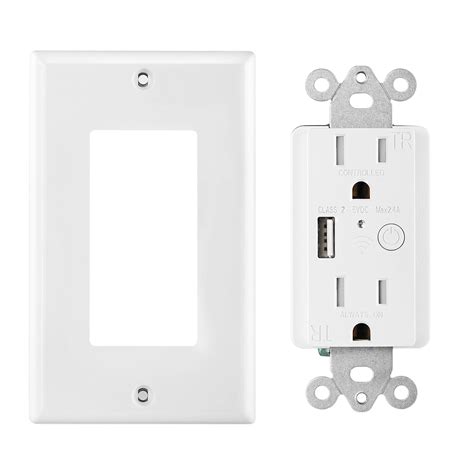 Wall Electrical Tuya WiFi Outlet with USB and ETL Certificate - WiFi