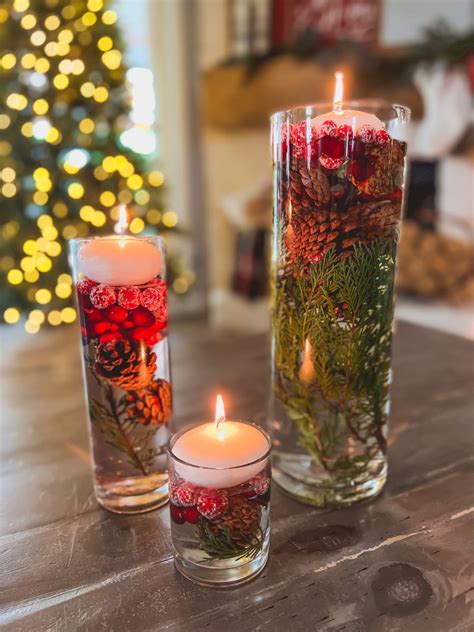 Floating Candle Diy Holiday Centerpiece Holiday 49 Off