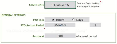 Download Paid Time Off Pto Manager Excel Template