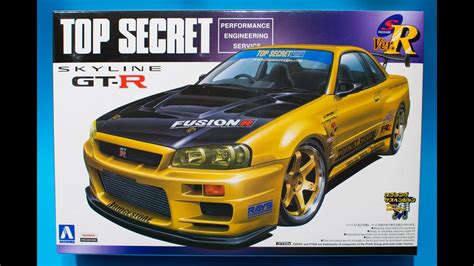 Tamiya 1 24 Nissan Skyline R34 Gtr Kit Review