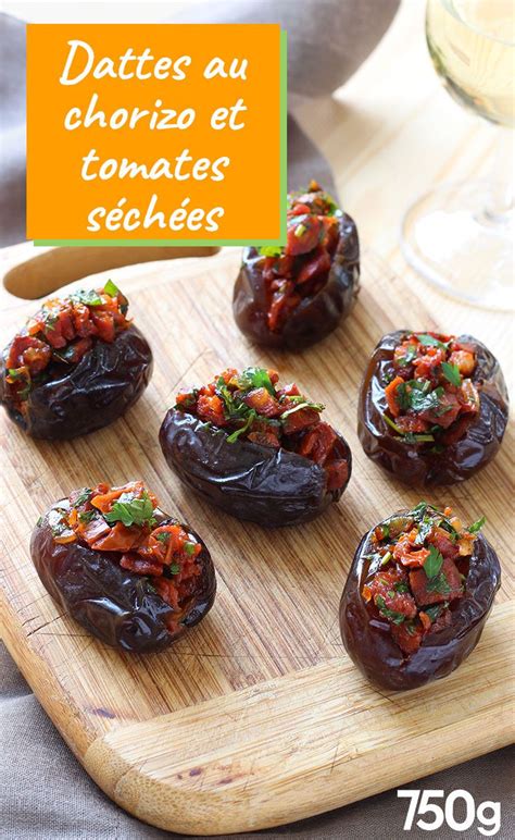 Recette Dattes Farcies Au Chorizo Et Aux Tomates S Ch Es G