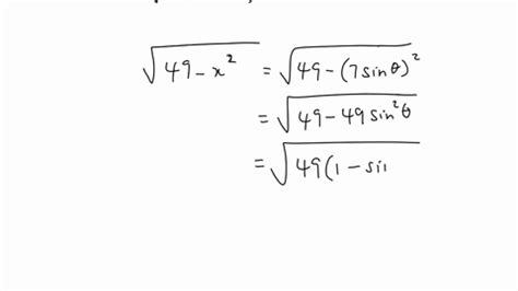 Solved Trigonometric Substitution In Exercises And Use The