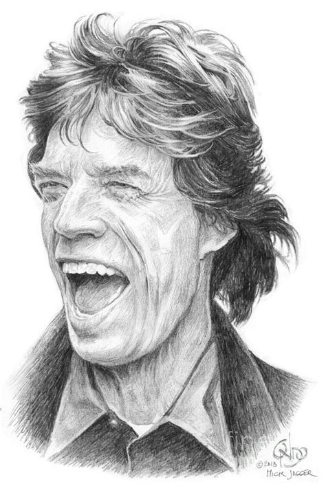 Mick Jagger Sketch At PaintingValley Explore Collection Of Mick