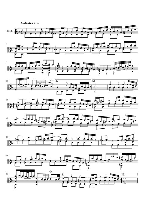 Violin Sonata No2 In A Minor Bwv 1003 Johann Sebastian Bach Sheet