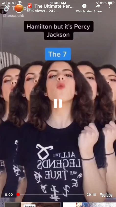 Not Mine Tessachb On Tiktok Percy Jackson Musical Percy Jackson