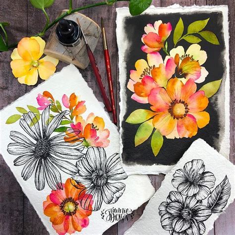 Jeannie Dickson Artist Su Instagram Loving The Contrast Between