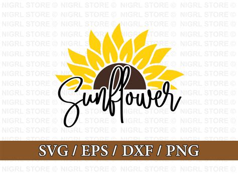 Sunflower Sunflower Svg Bundle Graphic By Nigel Store · Creative Fabrica