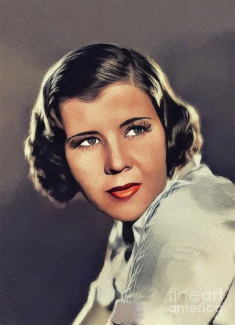 Mary Treen, Vintage Actress Painting by Esoterica Art Agency