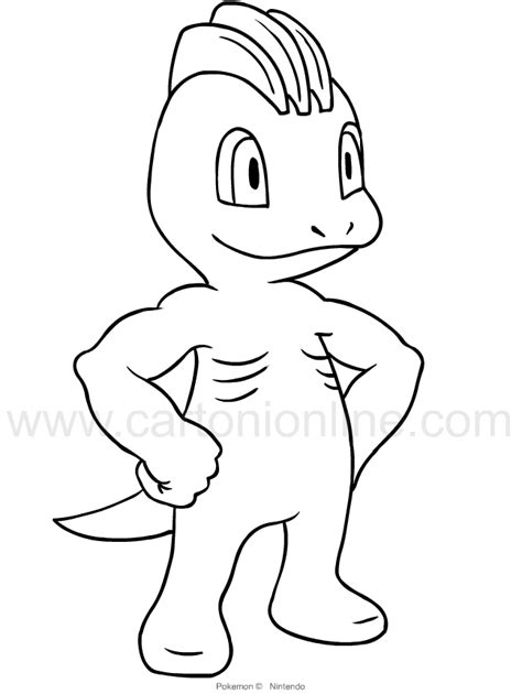 Dibujo De Machop De Pokemon Para Colorear Tattoo Outline Drawing