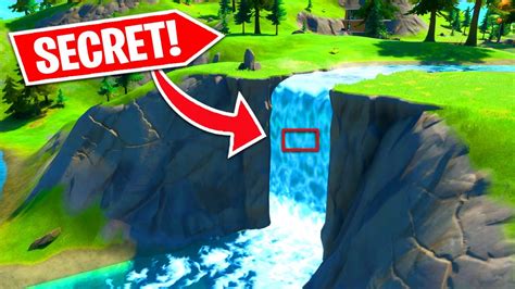 Secret Waterfall Hiding Spots Tutorial Fortnite Chapter 2 Youtube