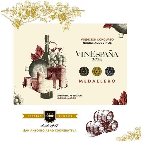 Tres Medallas Conseguidas En Los Premios Vinespa A Cooperativa