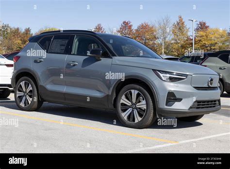 Indianapolis October 22 2023 Volvo XC40 Recharge AWD Display At A