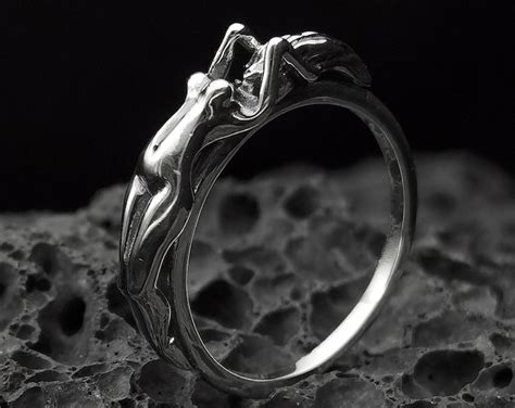 Missionary Nude Couple Position Ring Handmade Ring Love Ring Couple