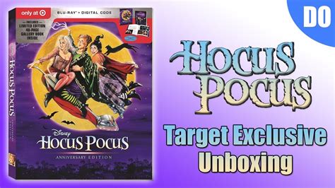 Hocus Pocus Th Anniversary Target Exclusive Blu Ray Unboxing Youtube