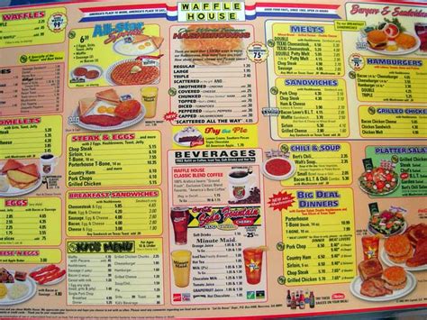 Waffle House Menu