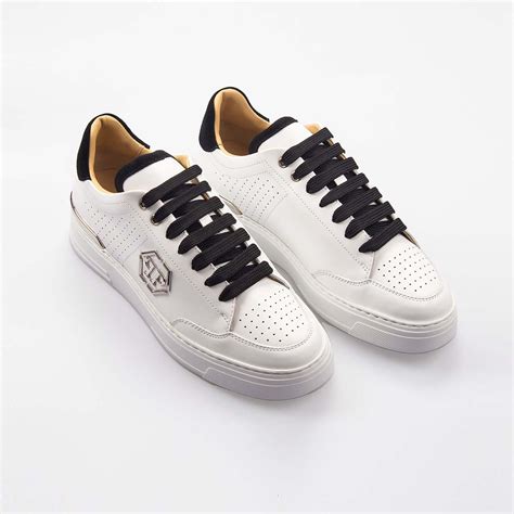 Philipp Plein White Black Deri Erkek Spor Sneaker Usc Kemal