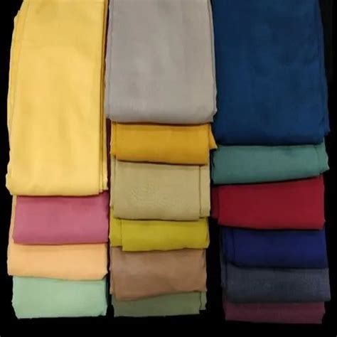 Kurti Muslin Fabric Plain Solids Multicolour At Rs 72 Meter In Surat