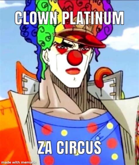 Jojos Bizarre Circus Rshitpostcrusaders Jojos Bizarre