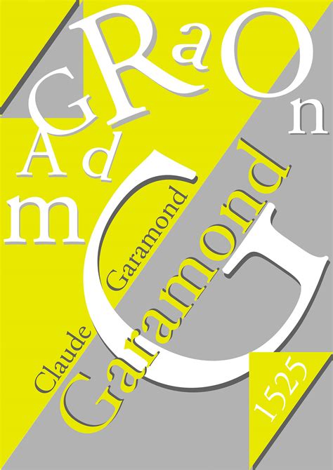 Garamond Font Poster Design :: Behance