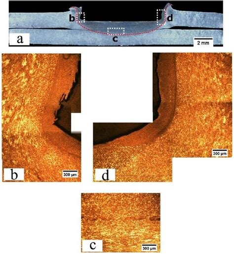 Metallurgical Characterisation Of Weld Cross Section Without Cu