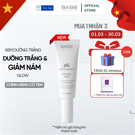 Kem nám BABE 40ml kem dưỡng sáng và làm mờ thâm nám DEPIGMENT Control