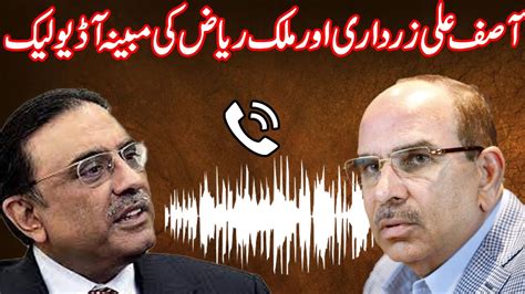 Malik Riaz Ka Asif Ali Zardari Ko Imran Khan Ka Paigham Audio Call