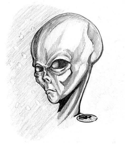 Sci Fi Alien Drawings