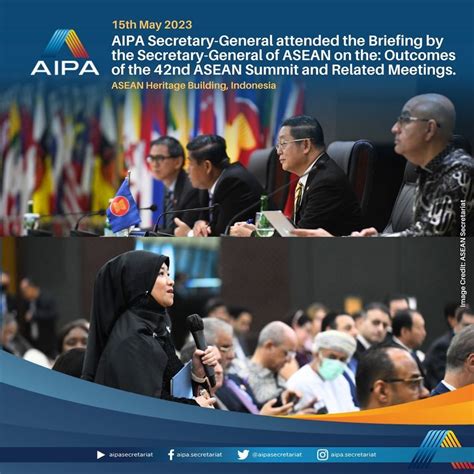 AIPA Secretary General Attended The Briefing By The Secretary General