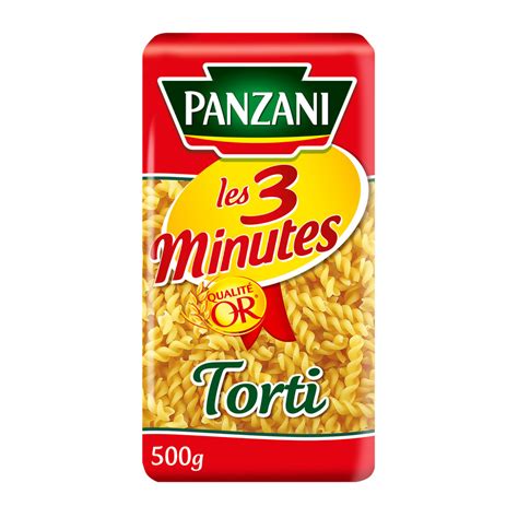 PATES TORTI 3 MINUTES PANZANI 500G Drive Z Eclerc