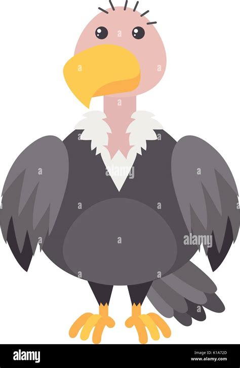 Vulture On White Background Illustration Stock Vector Image And Art Alamy