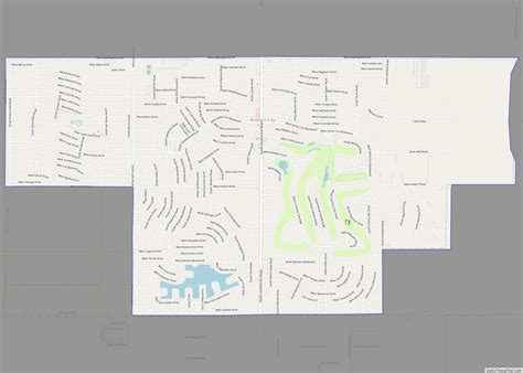 Map of Arizona City CDP