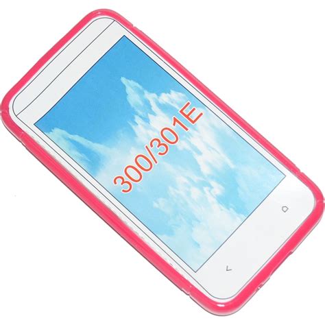 Ssyl Custodia Tpu Silicone Cover Case Per Htc Desire Pink