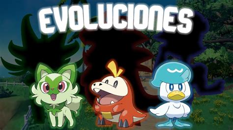 DISEÑANDO Todas las LÍNEAS EVOLUTIVAS de los Nuevos STARTERS YouTube