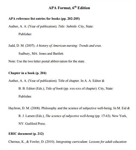 Apa Format 6th Edition Generator