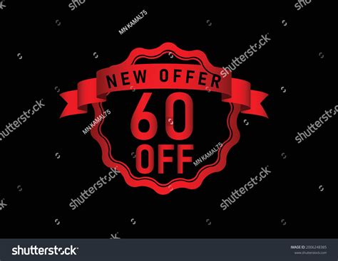 60 Off New Offer Logo Design Stock Vector Royalty Free 2006248385