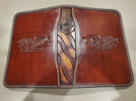 Custom Western Leather Portfolio At Howarddrobb Blog