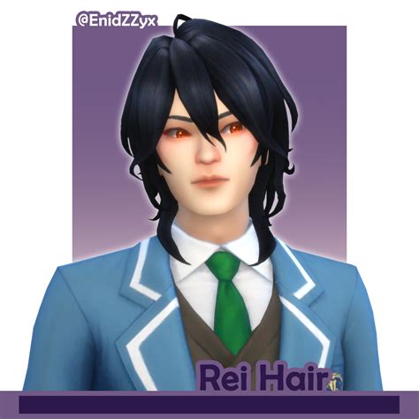 Enidzzyx Rei Hair The Sims 4 Create A Sim Curseforge