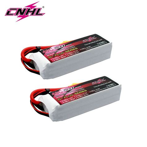 2PCS CNHL 14 8V 4S Lipo Batterie 4000mAh 40C Avec XT90 Prise Pour