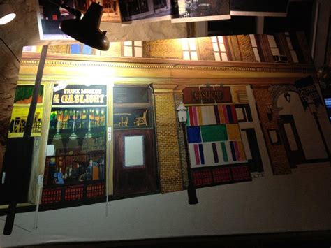 Gaslight Bar – 40″ x 60″ – Acrylic on Canvas | Moskus in Exile