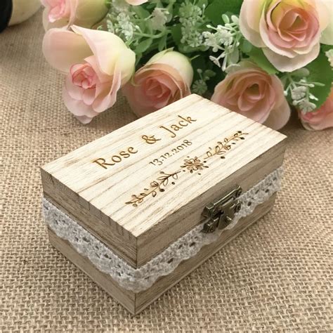 Bo Te Matiques En Bois Personnalis E Pour Mariage Et Saint Valentin