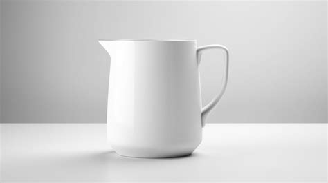 Premium Photo Simple Milk Jug Mockup