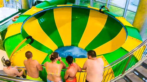 Aquapark Koszalin All Water Slides Youtube