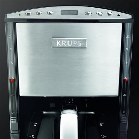 Krups Km D Programmable Coffee Maker With Stainless Steel Housing