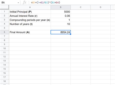 Compound Interest Examples