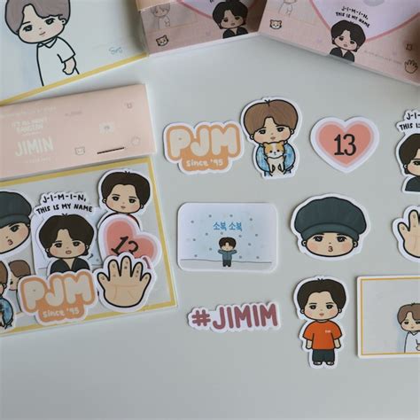 Jimin Sticker Etsy