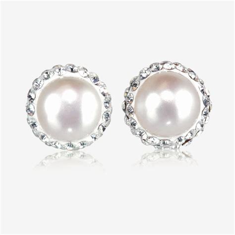 Arabella Sterling Silver Cultured Freshwater Pearl Earrings