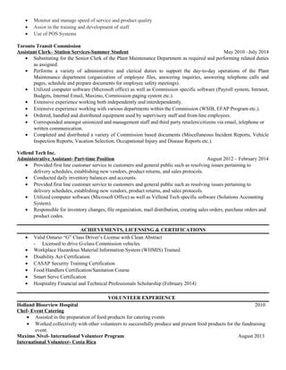 Vittoria Barci Resume Pdf