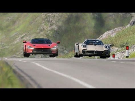 Ferrari Daytona Sp Vs Pagani Utopia At Highlands Bugatti